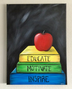 Art Piece- Educate, motivate, inspire