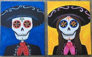 Paint Kit-  Mariachi Dia De Los Muertos