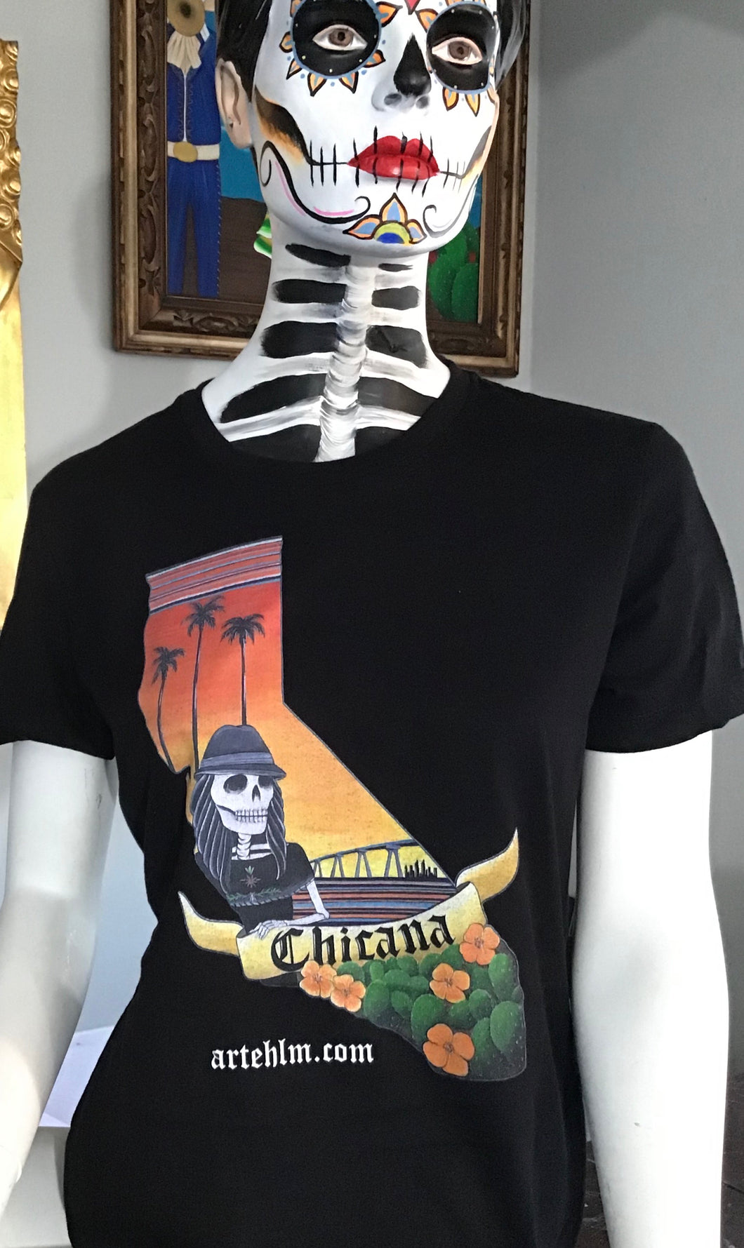 T-shirt- Chicana Woman’s fitted tee